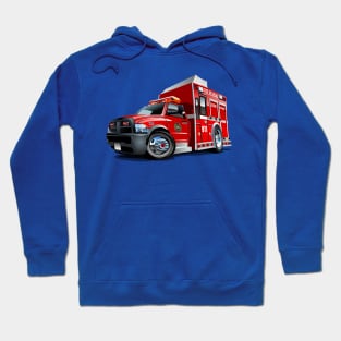 Cartoon firetruck Hoodie